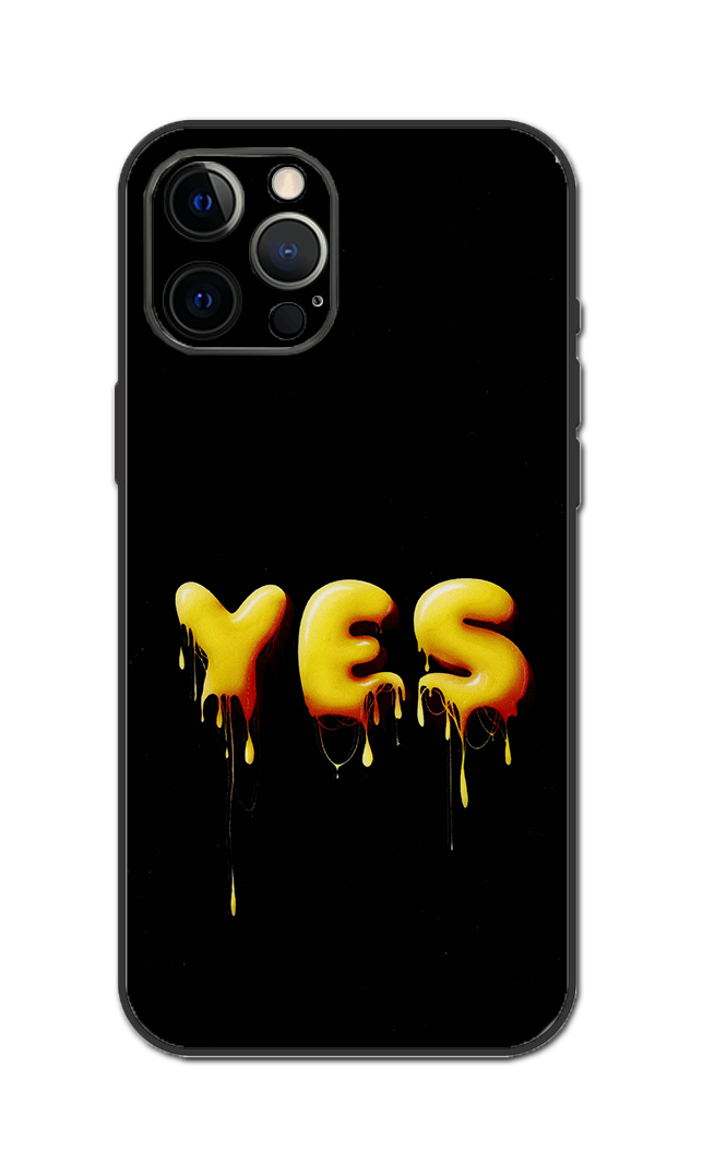 YES Text Embossed Quality Skin For All Model