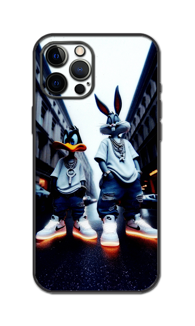 Bugs Bunny and Daffy Duck Embossed Quality Skin For All Model