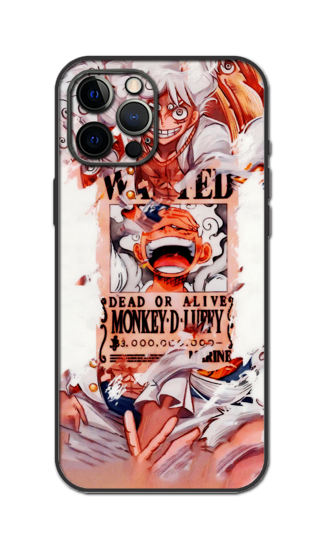 Luffy Embossed Quality Skin For All Model