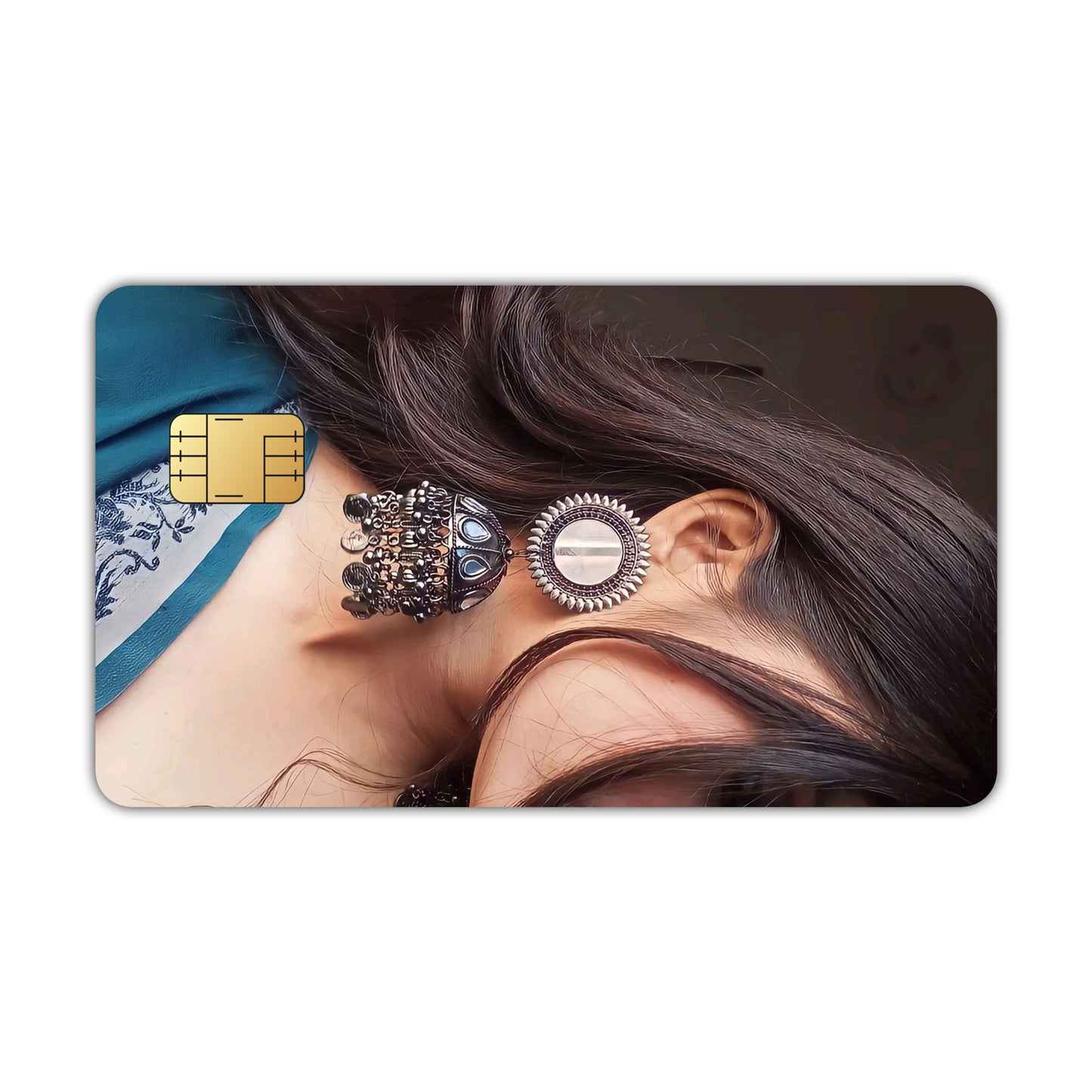 Girl With Earring Card Skin