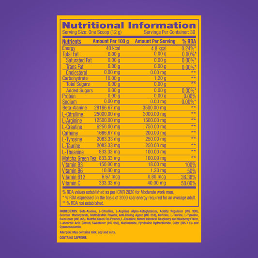 GNC Pro Performance Pre-Workout