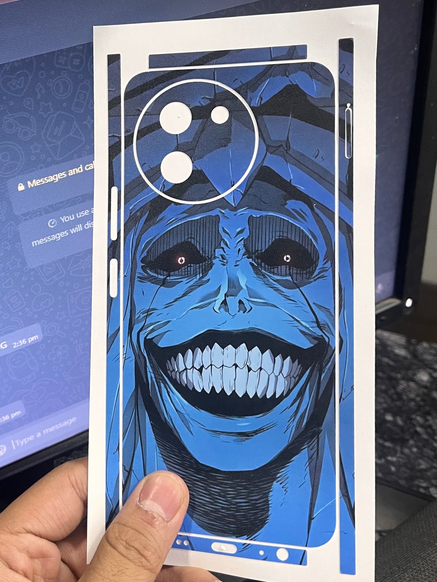 Sung Jinwoo Solo Leveling Embossed Quality Skin For All Model