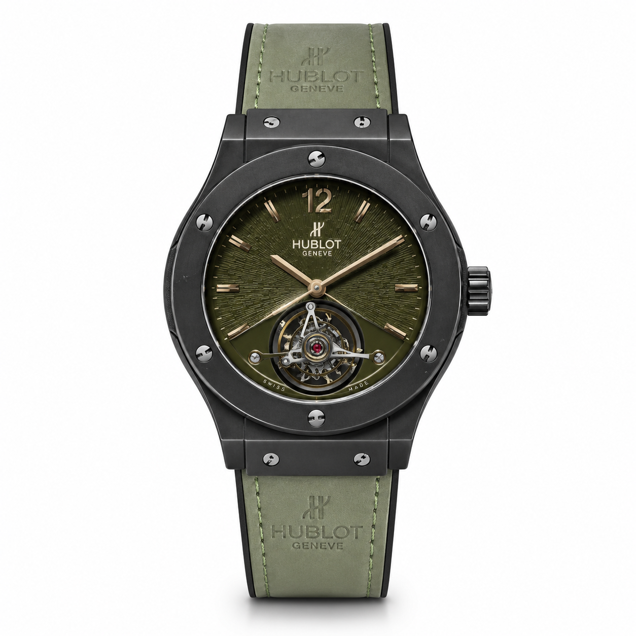 Hublot Classic Fusion Tourbillon Ceramic Green Watch