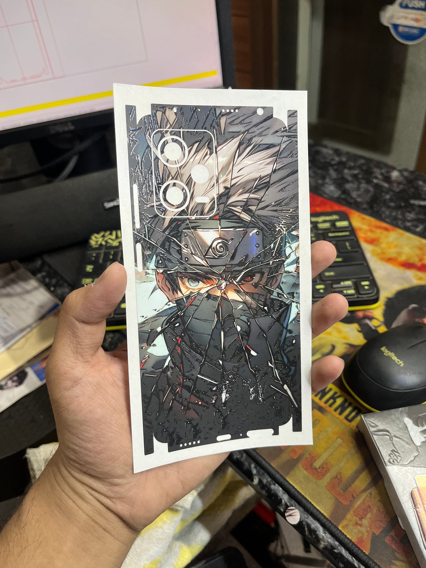Kakashi Hatake Embossed Mobile Skin For All Model