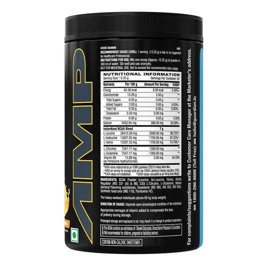 GNC AMP Gold Series BCAA Advanced | 400g | 30 Servings