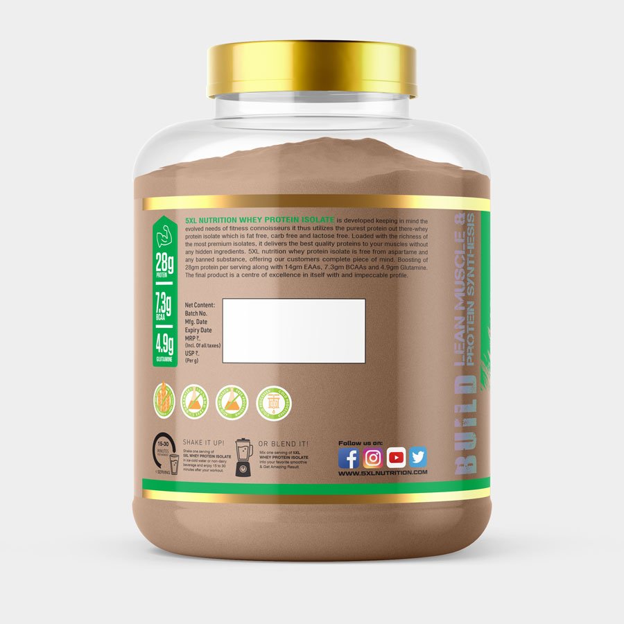 5XL WHEY PROTEIN ISOLATE 2KG