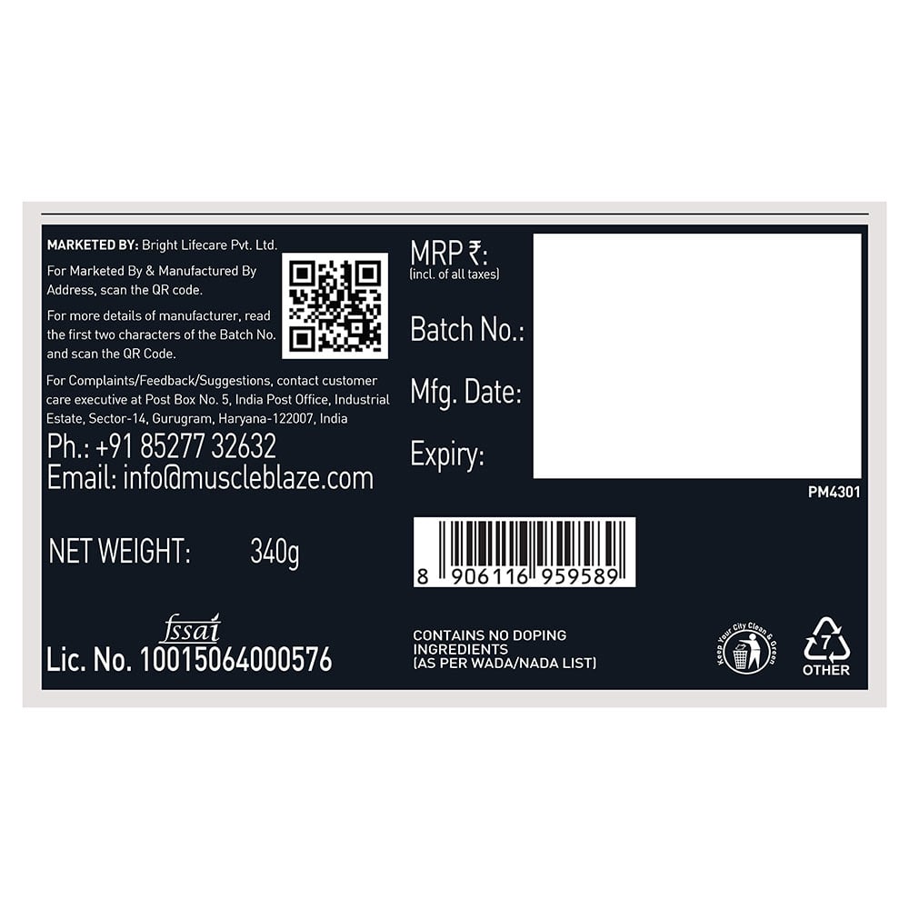 MuscleBlaze Pre Workout WrathX