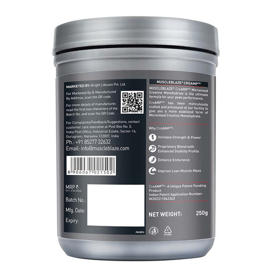 MuscleBlaze Creatine Monohydrate CreAMP