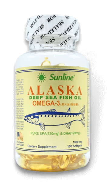 Sunline® Alaska Deep Sea Fish Oil -1000 MG 100 SOFTGELS
