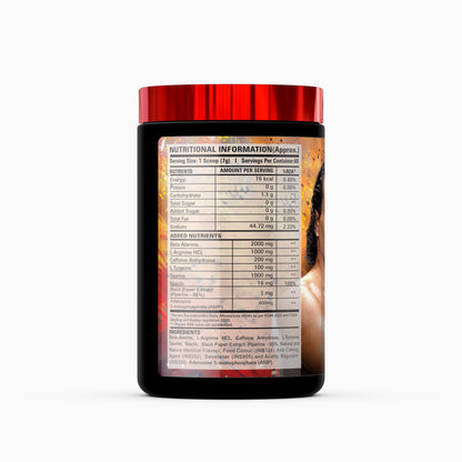 Ring Man Pre Workout by The Great Khali, 2000mg Beta-Alanine & 200mg Caffeine