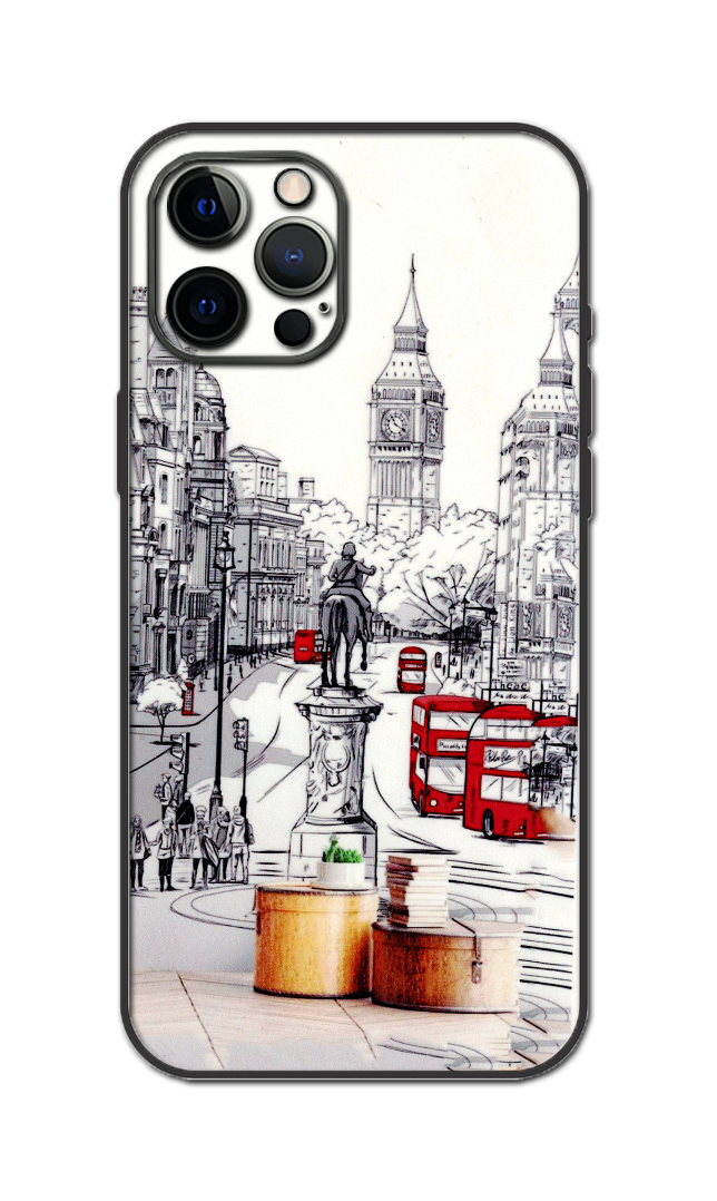 London Streets Embossed Quality Skin For All Model