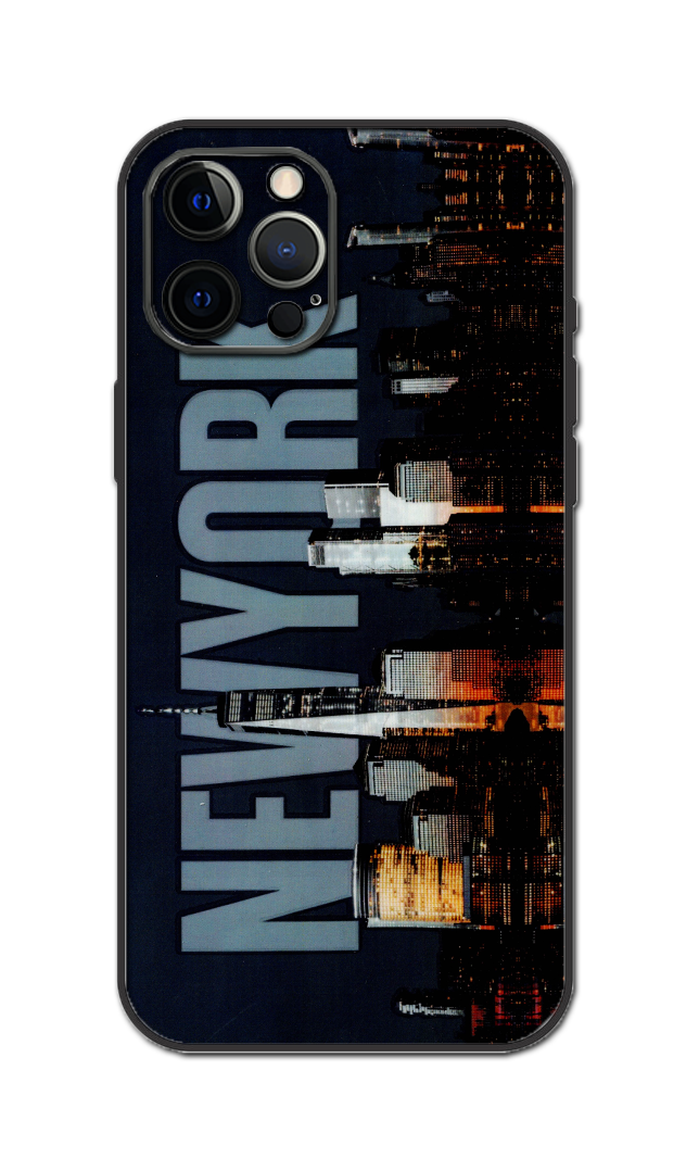 New York Embossed Quality Skin For All Model