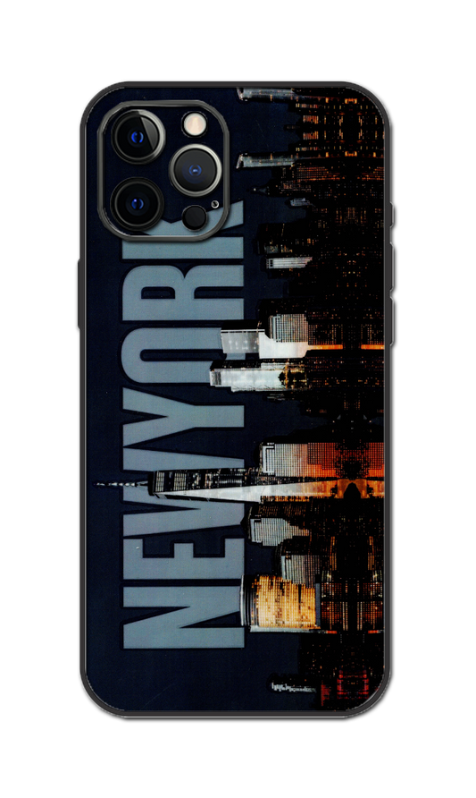 New York Embossed Quality Skin For All Model