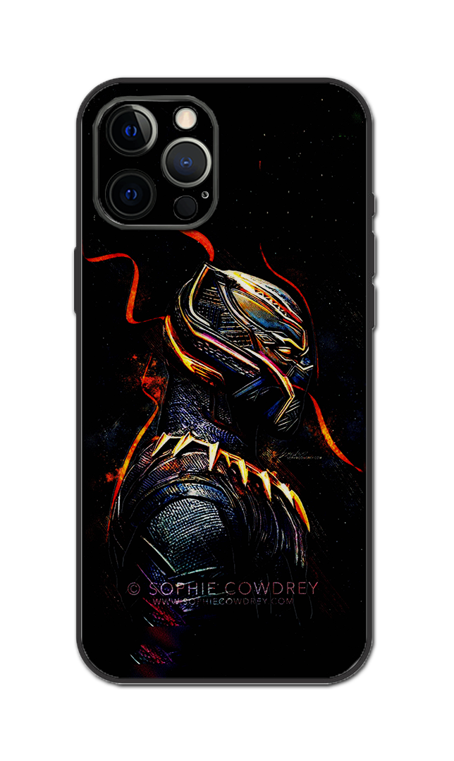 Black Panther Embossed Quality Skin For All Model