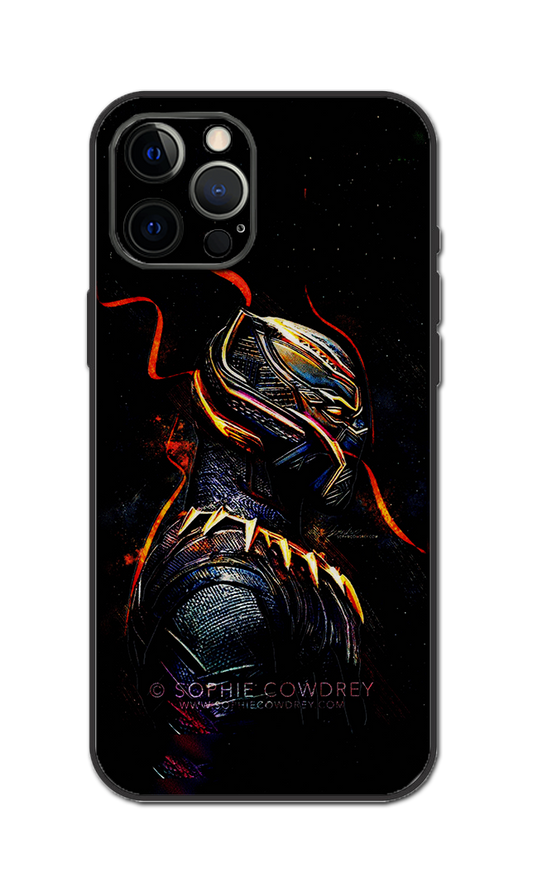 Black Panther Embossed Quality Skin For All Model