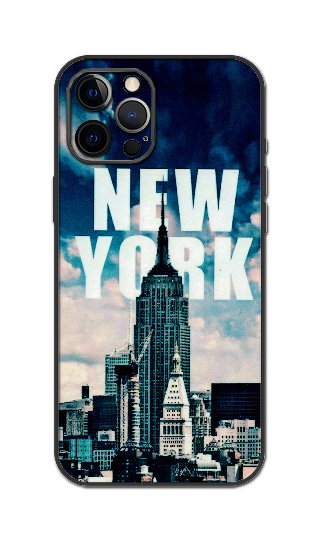 New York Embossed Quality Skin For All Model