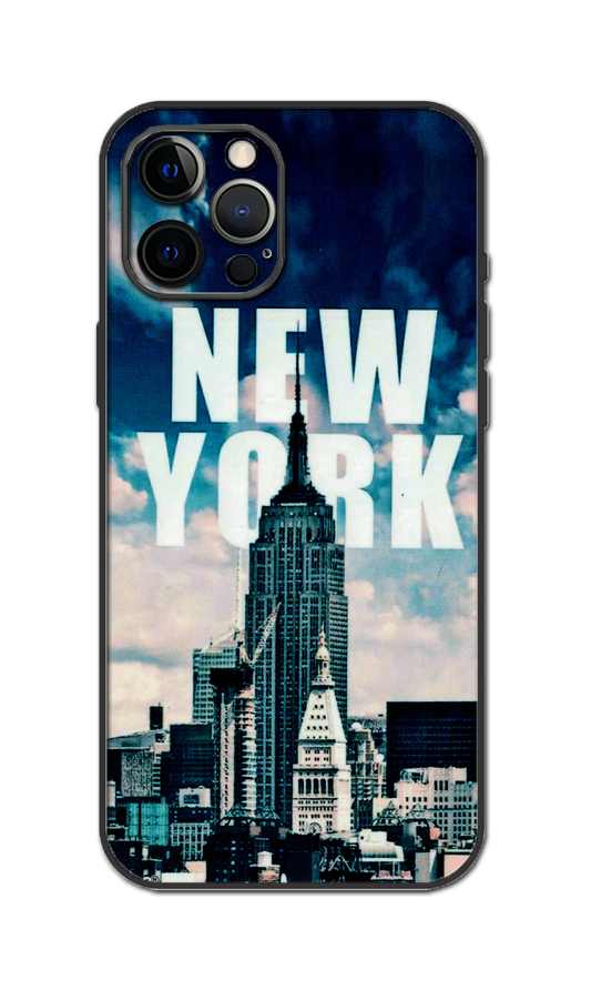 New York Embossed Quality Skin For All Model