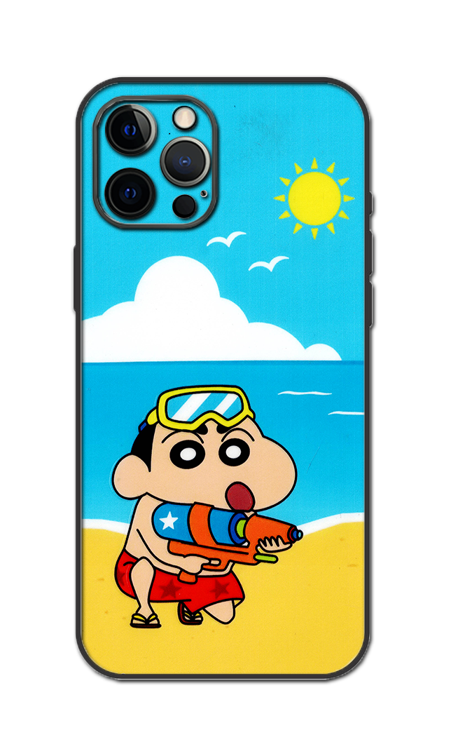 Shinchan Embossed Quality Skin For All Model