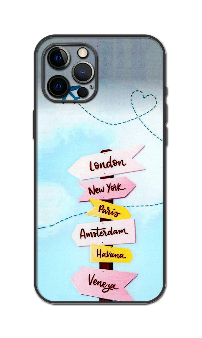 Travel Embossed Quality Skin For All Model