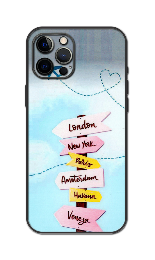 Travel Embossed Quality Skin For All Model