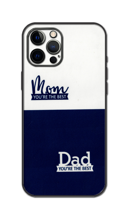 MOM DAD Embossed Quality Skin For All Model