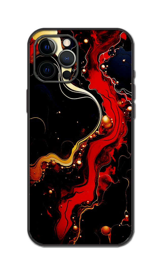 red golden marble Embossed Quality Skin For All Model