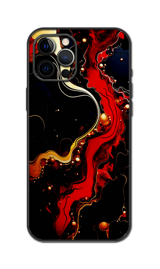 red golden marble Embossed Quality Skin For All Model