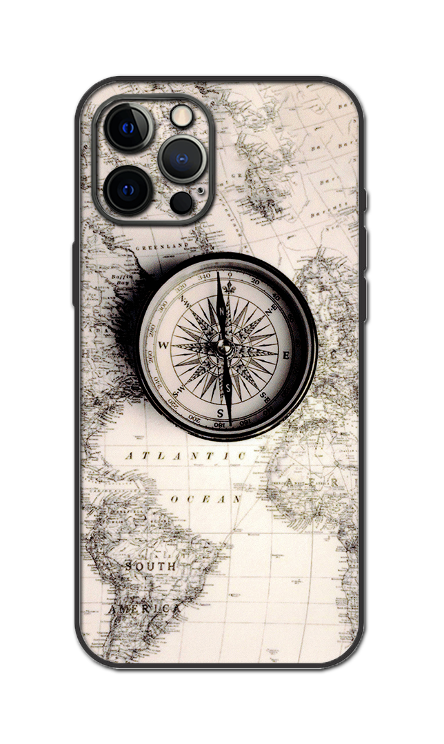 Map Compass Embossed Quality Skin For All Model