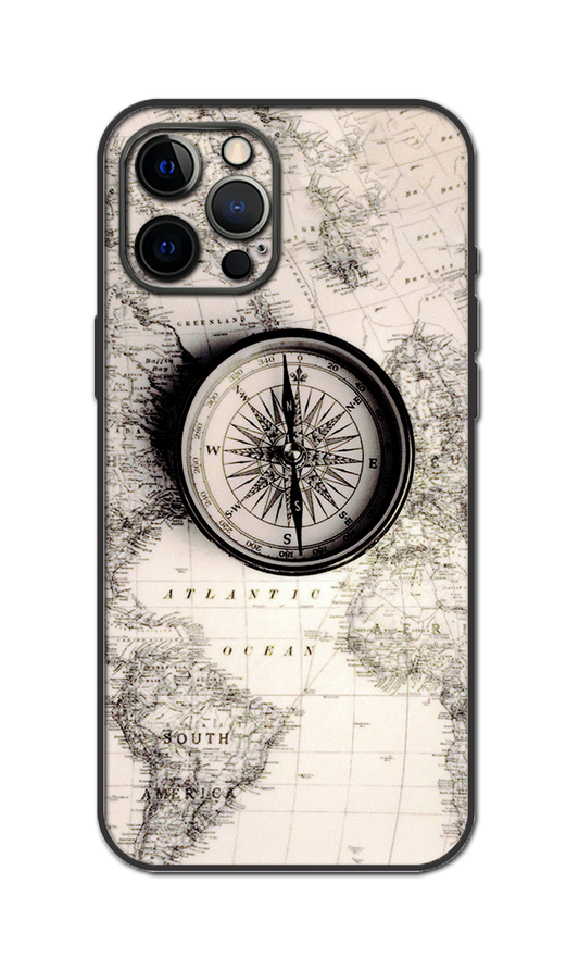 Map Compass Embossed Quality Skin For All Model