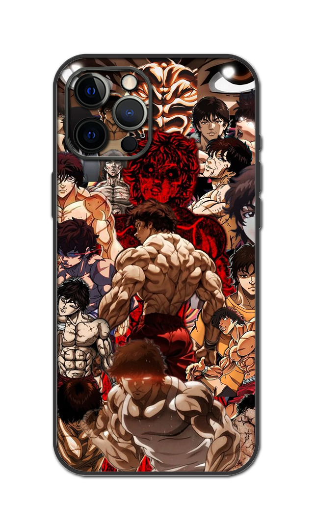 Baaki Hanma Embossed Quality Skin For All Model