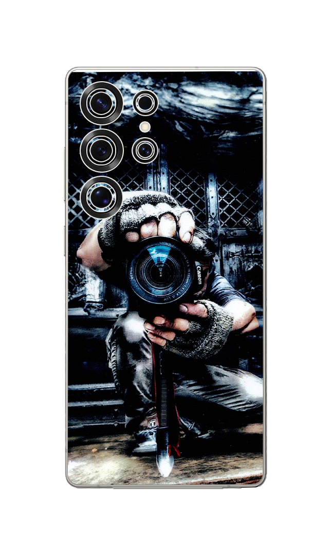 Camera Man Embossed Quality Skin For All Model