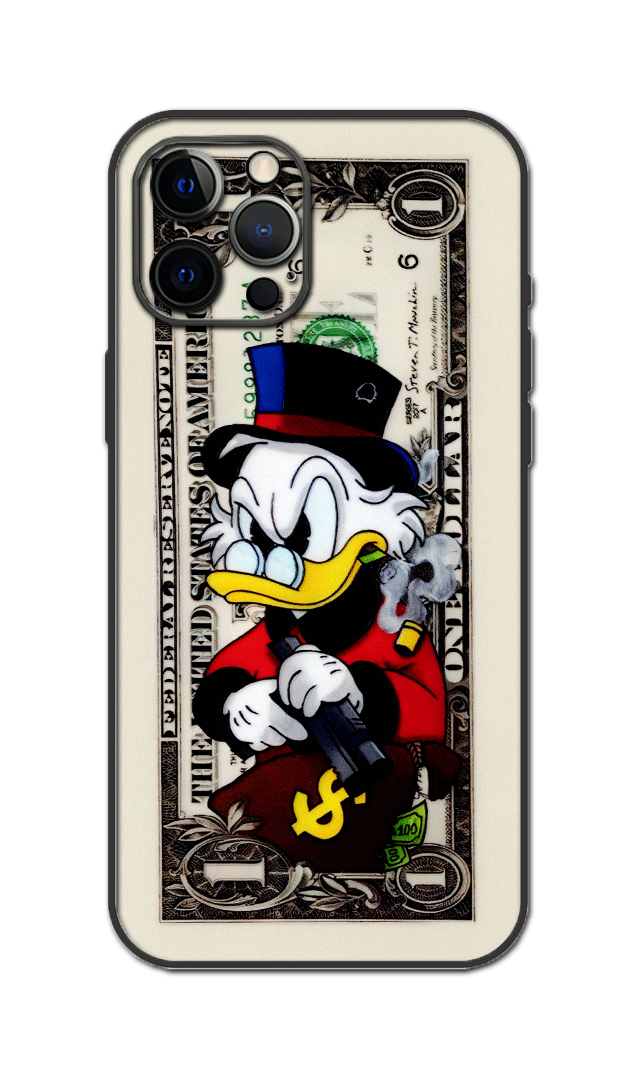 Duck Dollar Skin Embossed Quality Skin For All Model
