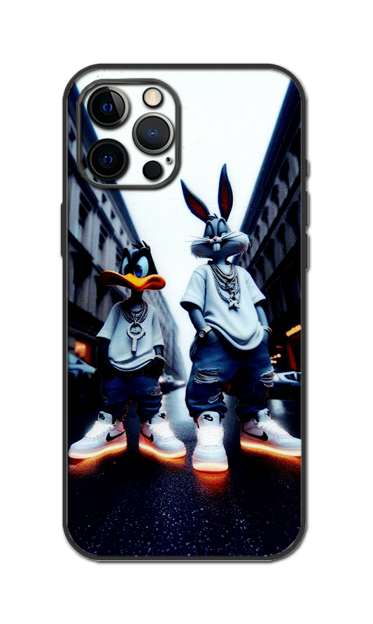 Bugs Bunny and Daffy Duck Embossed Quality Skin For All Model