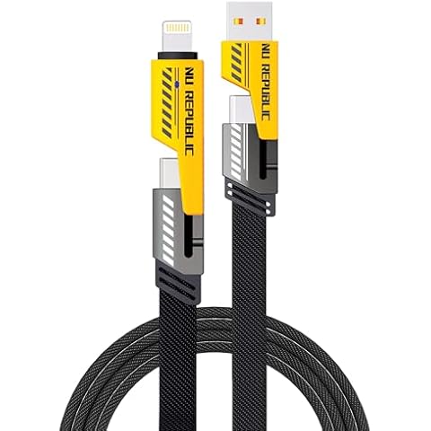 4 in 1 Cable | Gold Plated Ports | Ultra Fast Charging & Data Transfer