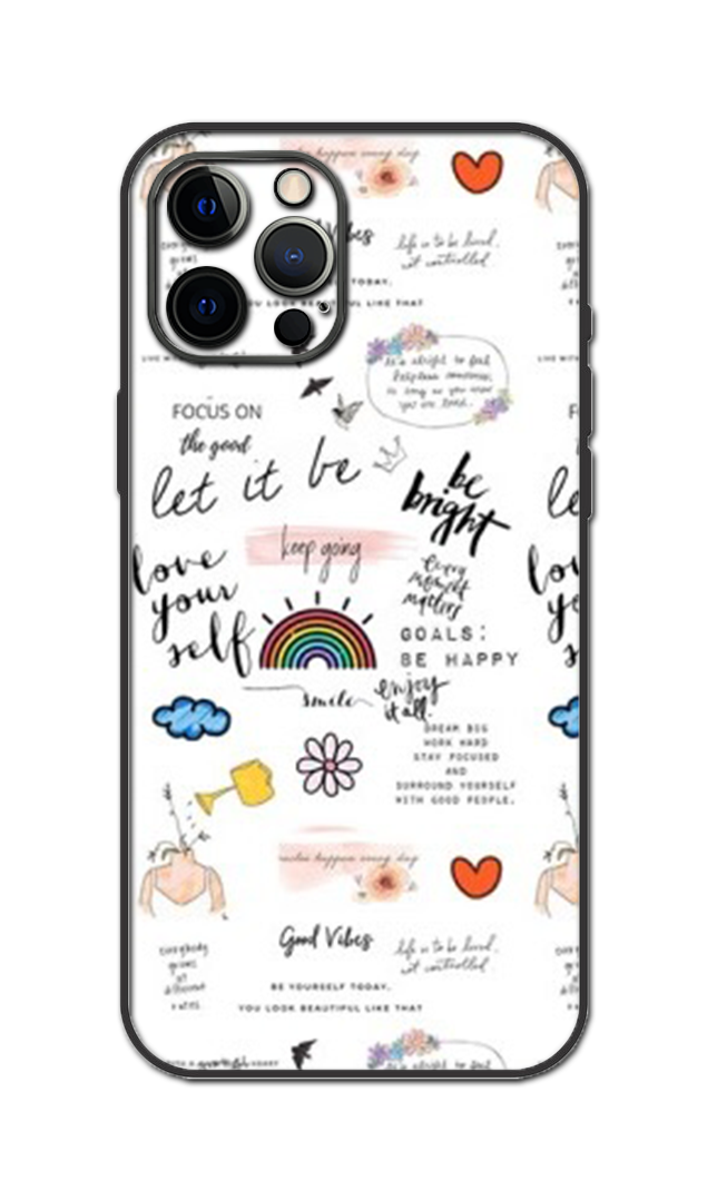 Rainbow With Text  Premium Quality Skin For All Model