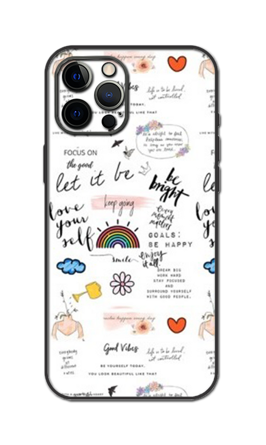 Rainbow With Text  Premium Quality Skin For All Model