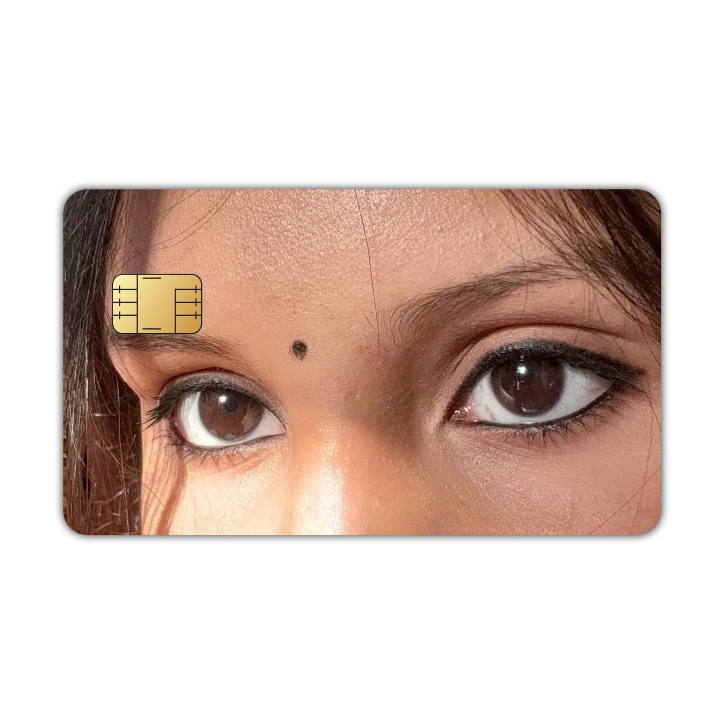 Girl Eyes Card Skin