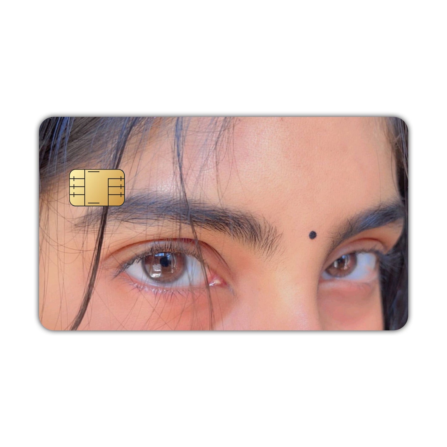 Girl Eyes Card Skin