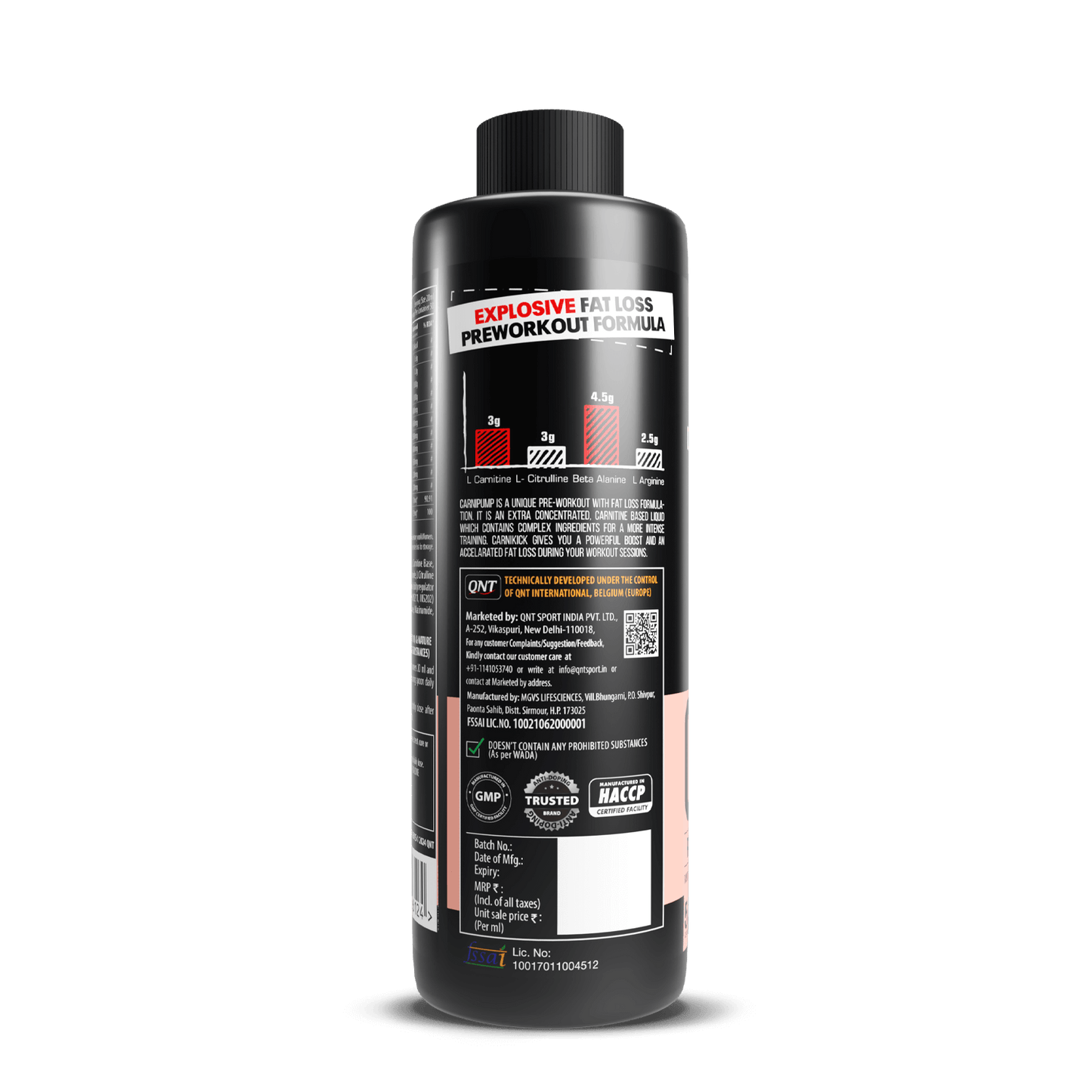 CARNI-PUMP LIQUID PRE WORKOUT