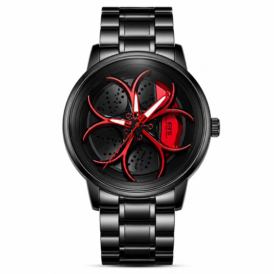 ODXO Modern Minimalist Watch With Spinning Wheel