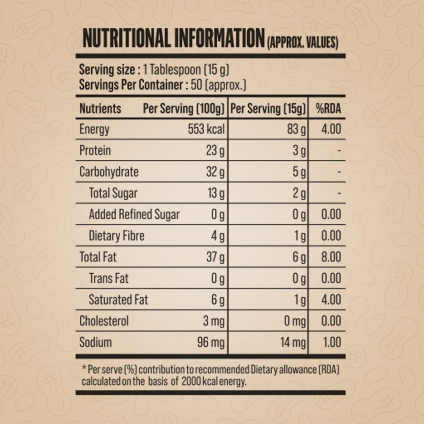 ONLY NUTS - Peanut Spread Creamy Choco Fudge