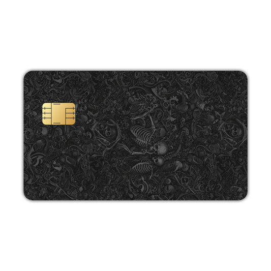 Skull Patterned Card Skin