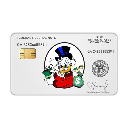 Scrooge McDuck ATM / Metro Card Skin