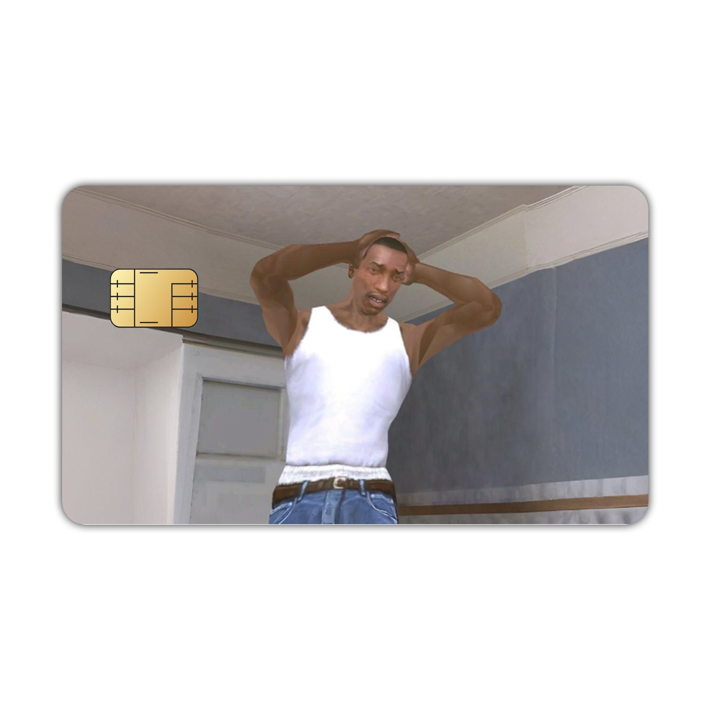 GTA San Andreas CJ Meme ATM/Metro Card Skin