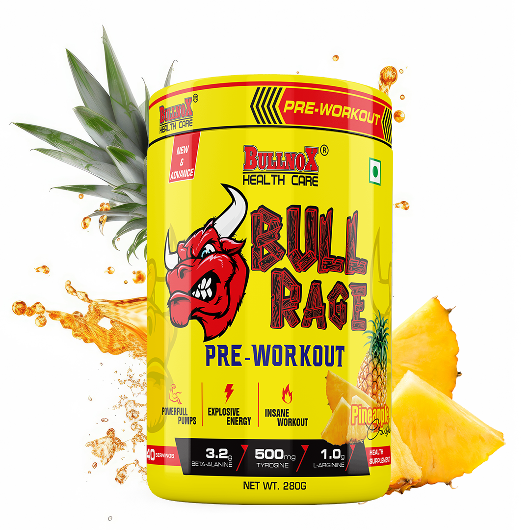 Bullnox Bull Rage Pre Workout 40 Serving  (280 g, Mango)