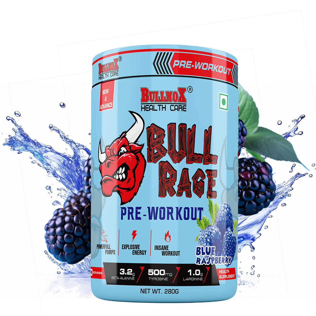 Bullnox Bull Rage Pre Workout 40 Serving  (280 g, Mango)