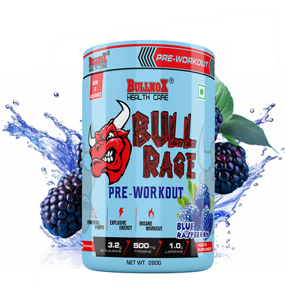 Bullnox Bull Rage Pre Workout 40 Serving  (280 g, Mango)
