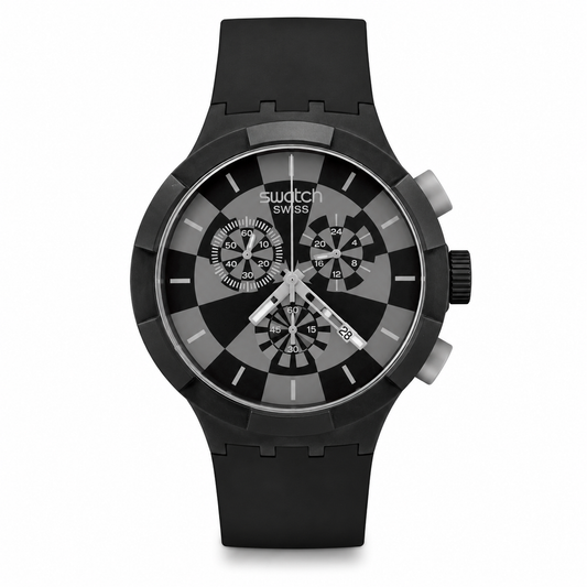 Swatch Grand Prix Watch Black
