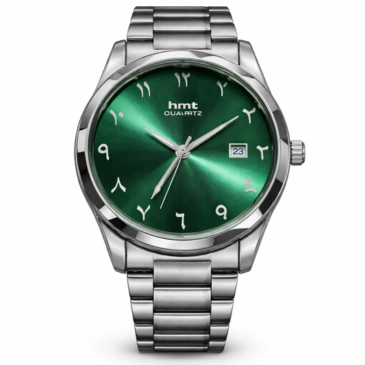 HMT Noir Arabic Classic – Stainless Steel Quartz Watch