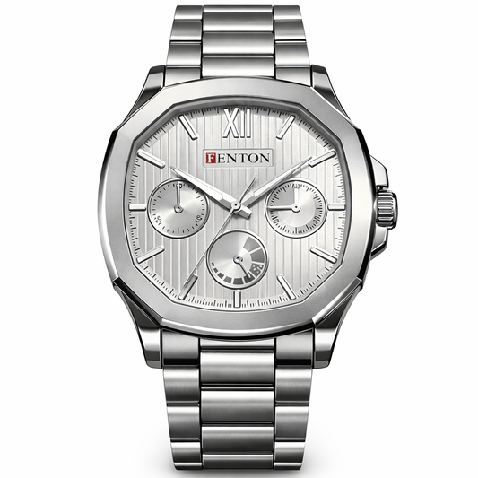 Fenton Steel Chain Analogue Watch